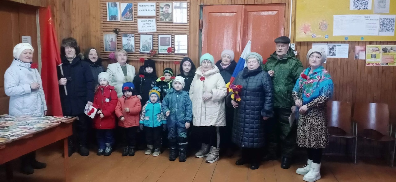 В деревне Бакино отметили День защитников Отечества