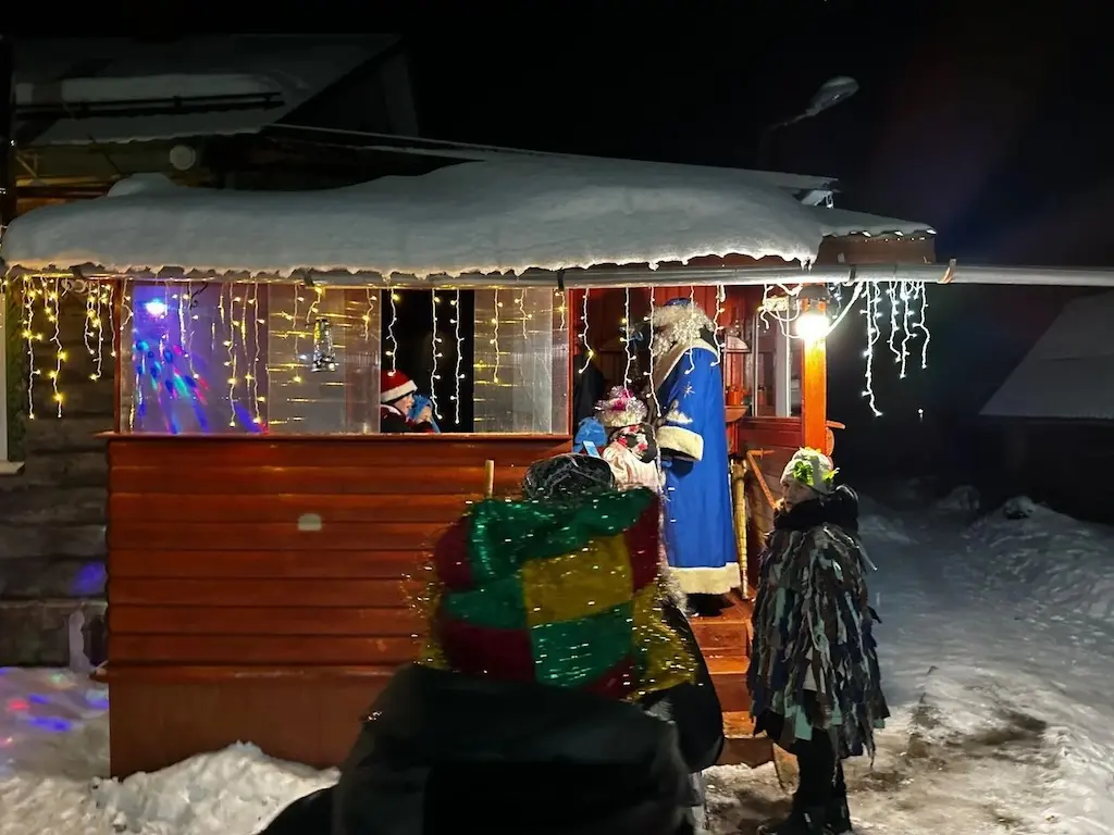 Рождественские колядки в Бакино